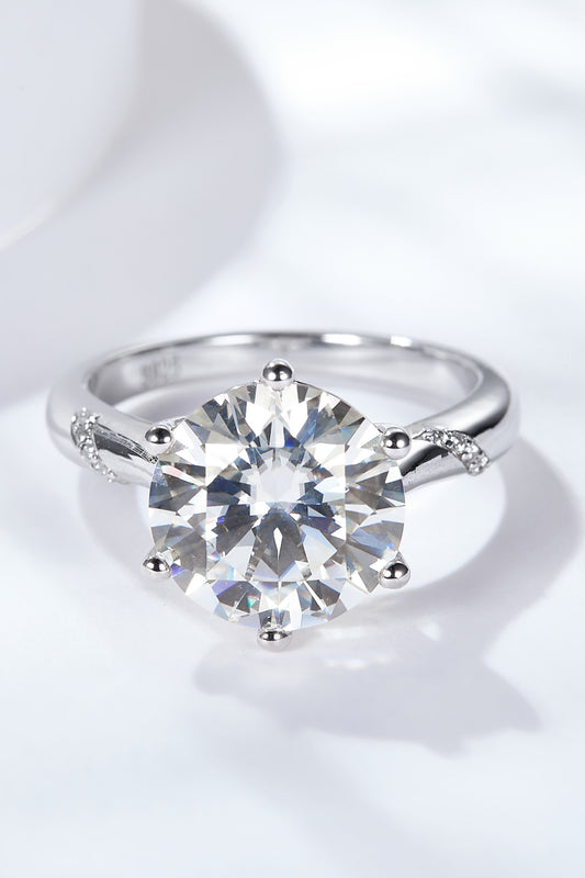 5 Carat Brilliant Round Cut Sparkala™ Solitaire Ring (Platinum Over Pure Sterling Silver)