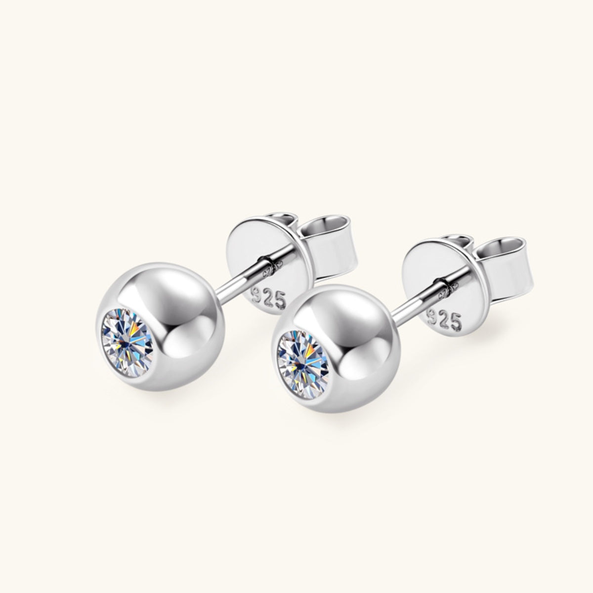 Sparkala™ Pure Sterling Silver Stud Earrings