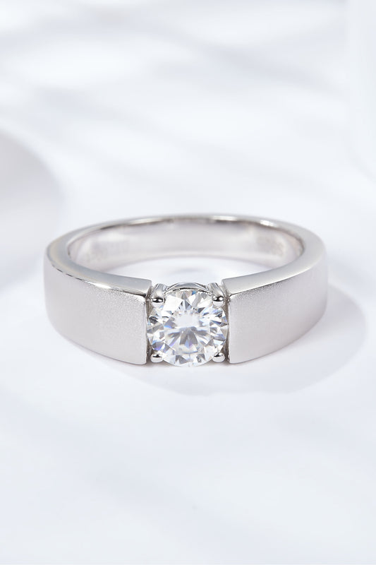 Platinum Over Pure Sterling Silver I Carat Sparkala™ Ring