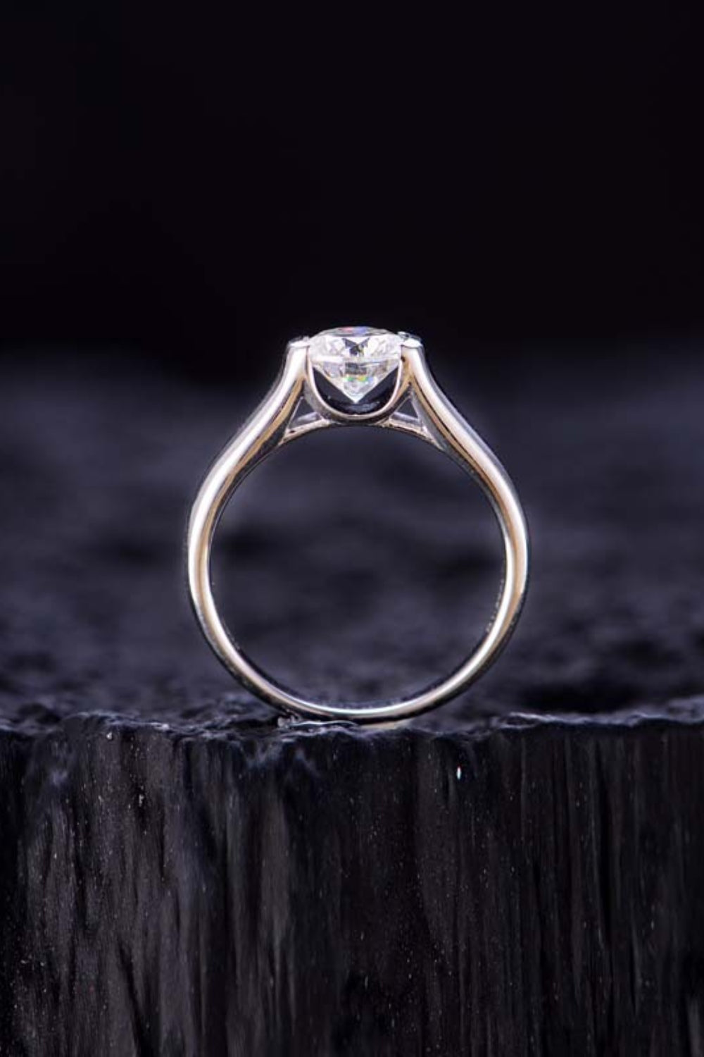 1.5 Carat Moissanite Pure Sterling Silver Ring - Sparkala