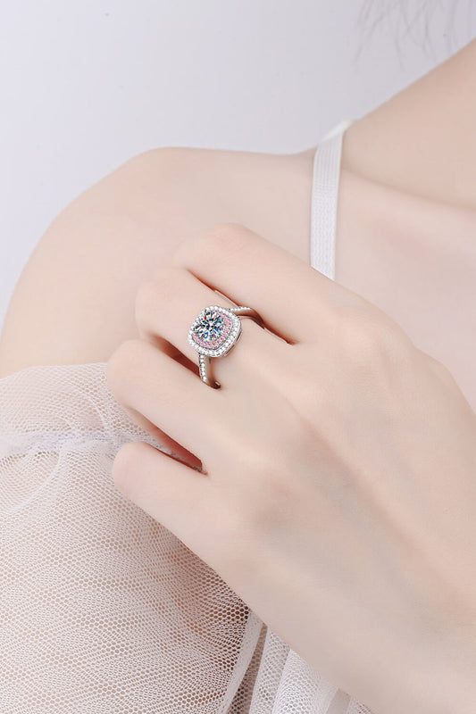Need You Now Pink Sparkala™ Ring (Rhodium Over Pure Sterling Silver)