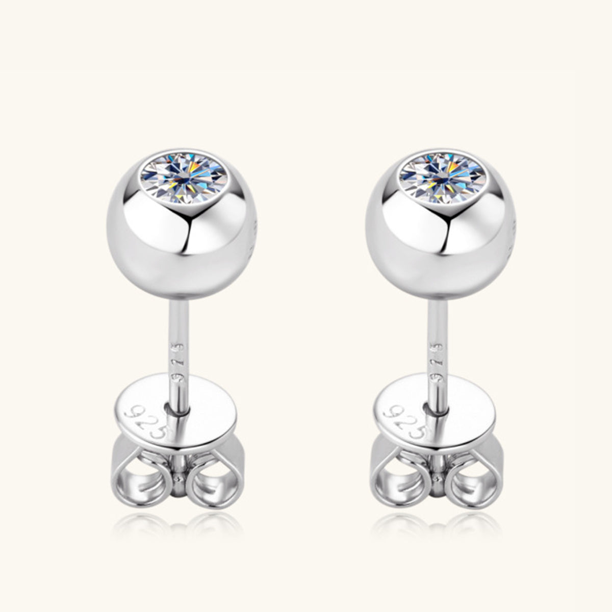 Sparkala™ Pure Sterling Silver Stud Earrings
