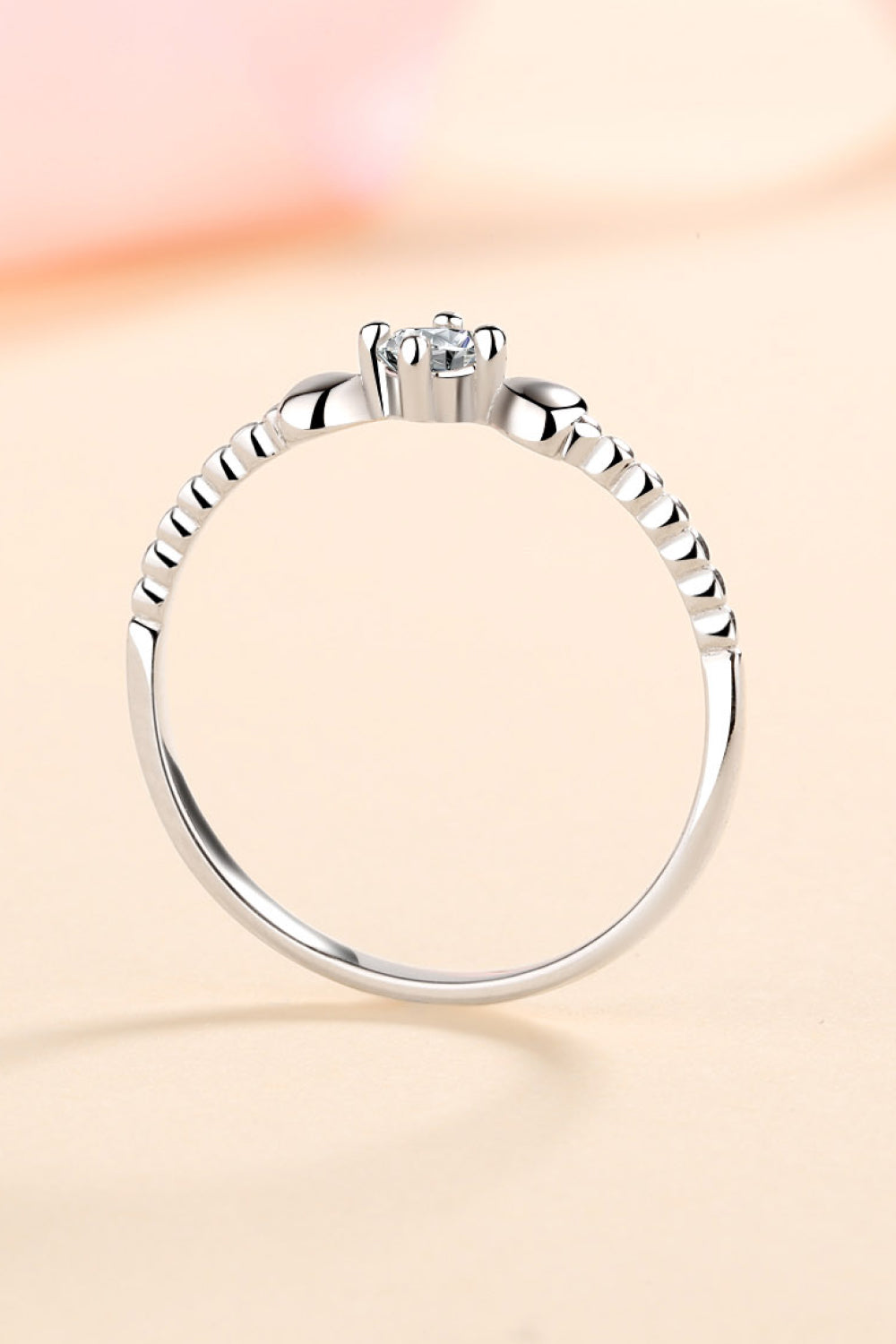 Adored Sparkala™ Moissanite Heart 925 Sterling Silver Ring