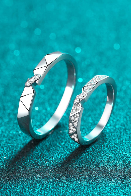 Sparkala™ Minimalist Rhodium-Plated Ring Set