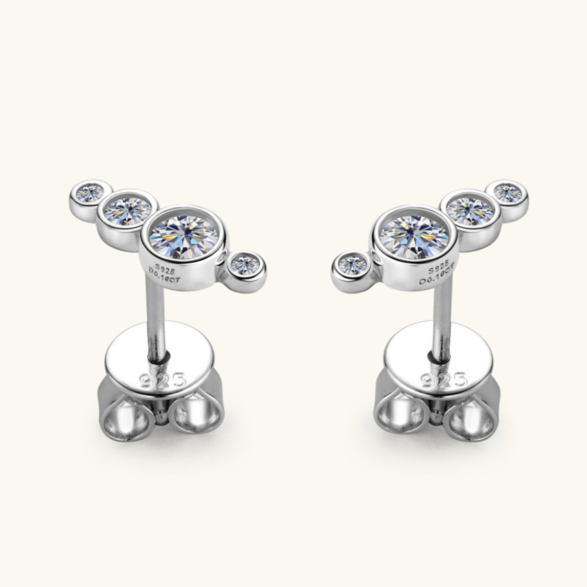 Sparkala™ Pure Sterling Silver Stud Earrings