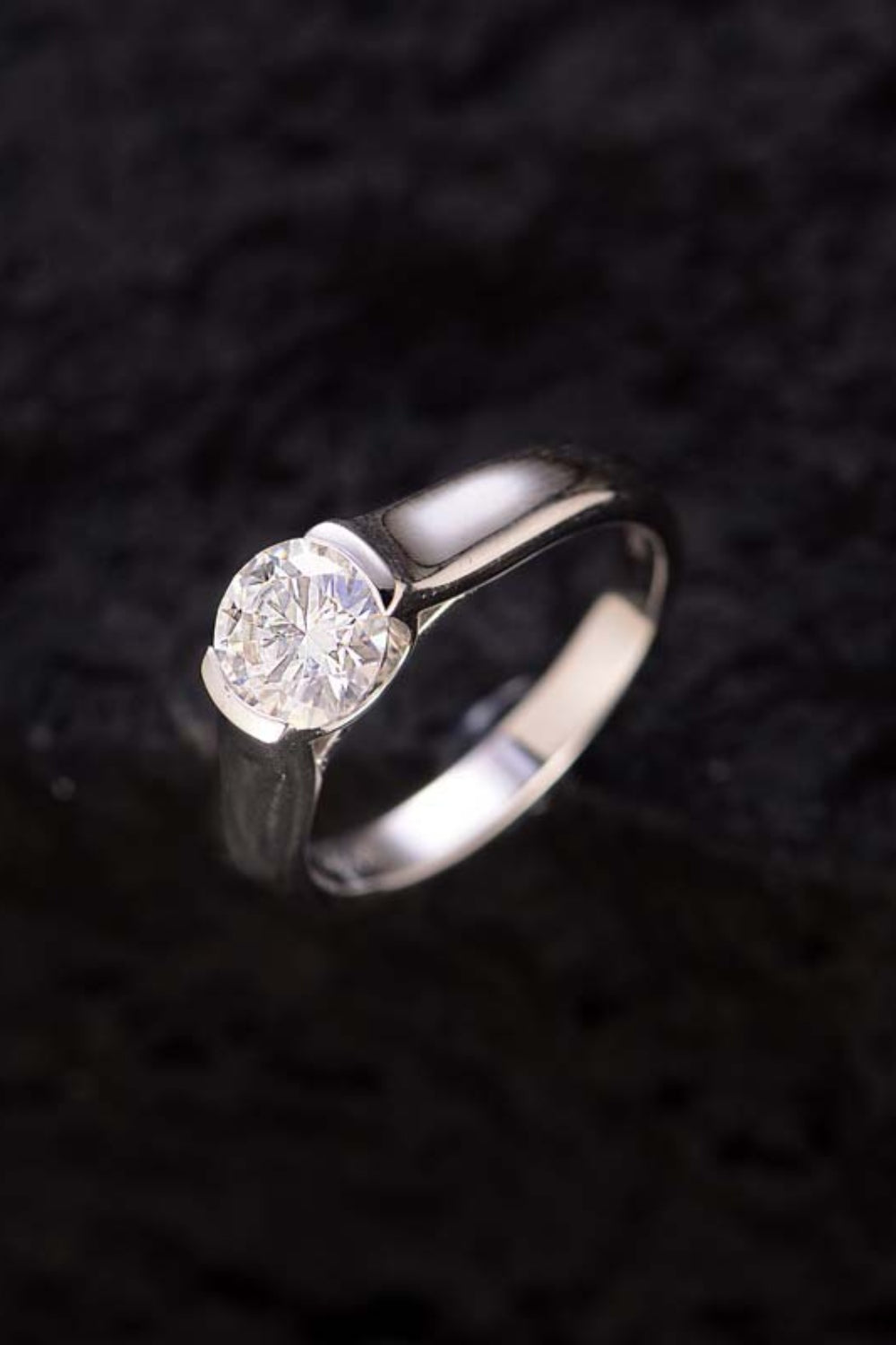 1.5 Carat Moissanite Pure Sterling Silver Ring - Sparkala