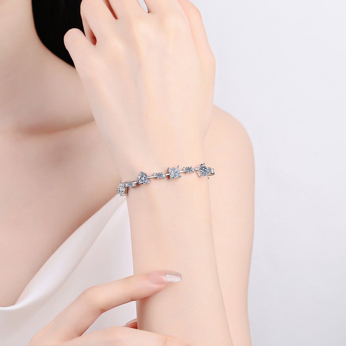 6.2 Carat Sparkala™ 925 Sterling Silver Bracelet
