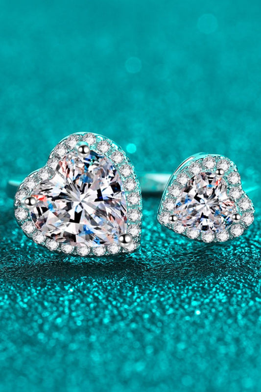 Sparkala™ Open Double Heart Ring (Platinum Over Pure Sterling Silver)