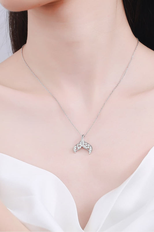 Sparkala™ Fishtail Pendant 925 Sterling Silver Necklace