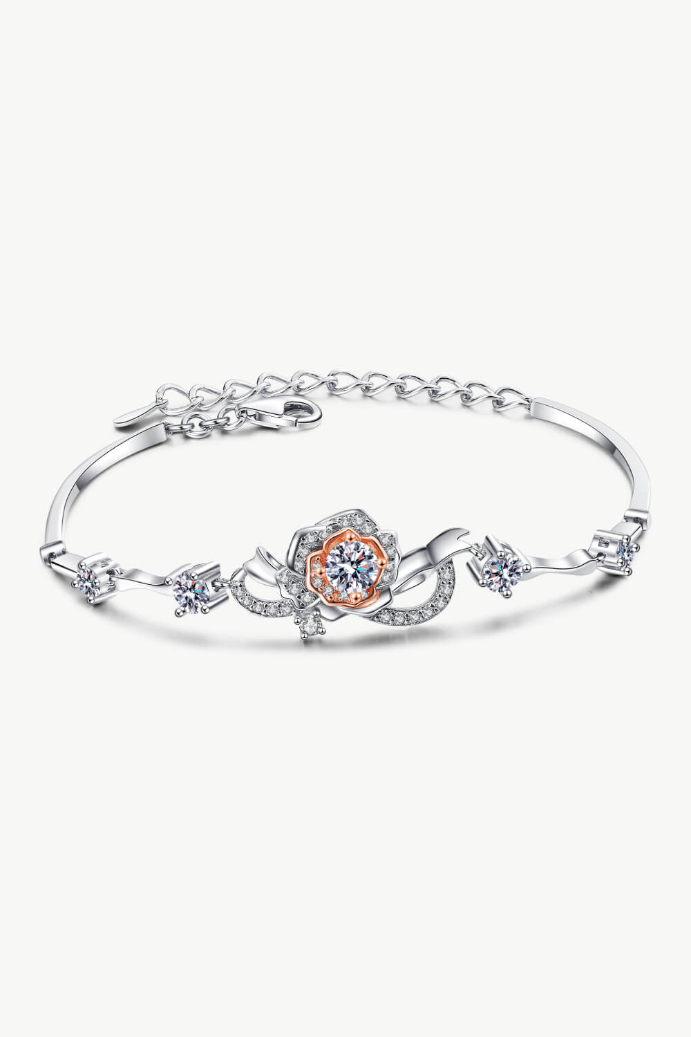 1.4 Carat Rhodium-Plated Pure Sterling Silver Sparkala™ Bracelet