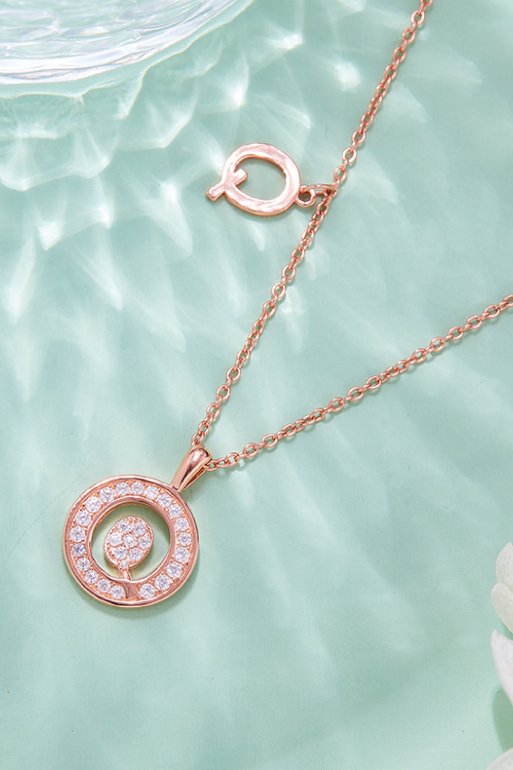 Adored Sparkala™ Moissanite K to T Pendant Necklace