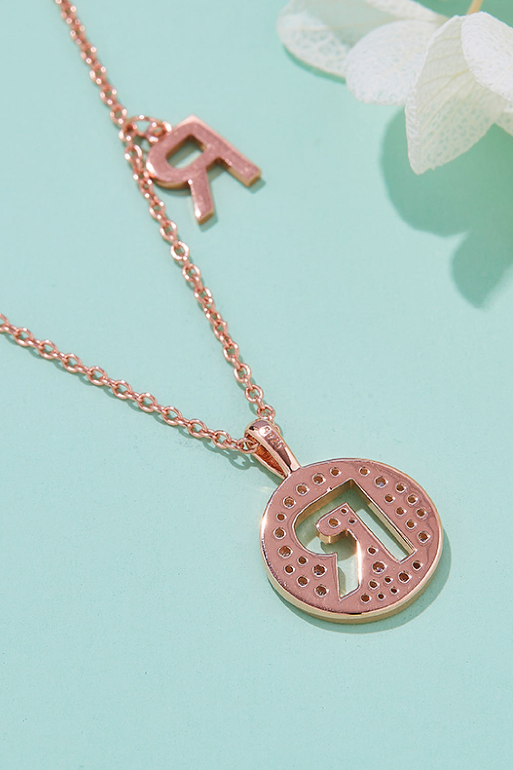 Adored Sparkala™ Moissanite K to T Pendant Necklace