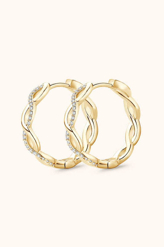 Sparkala™ Crisscross Hoop Earrings