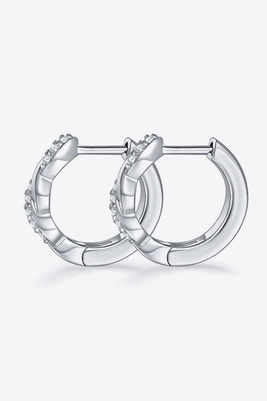 Sparkala™ Twisted Platinum-Plated Earrings