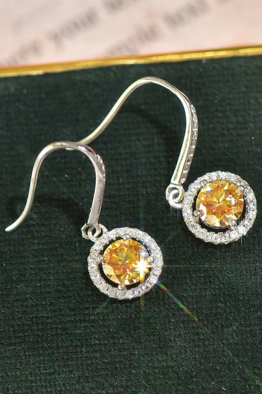 Platinum-Plated 2 Carat Sparkala™ Drop Earrings