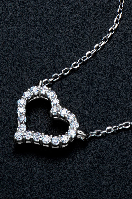 Adored Sparkala™ Platinum-Plated Heart Necklace