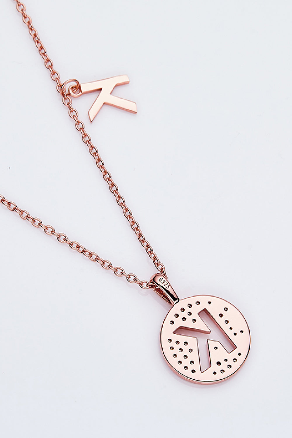 Adored Sparkala™ Moissanite K to T Pendant Necklace