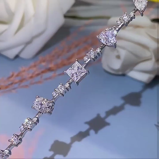 6.2 Carat Sparkala™ 925 Sterling Silver Bracelet