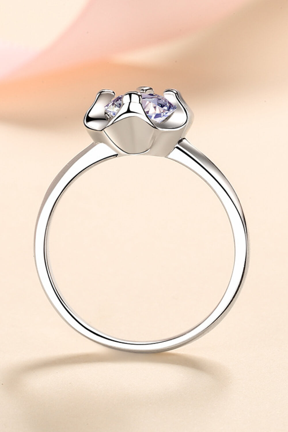 Life Is So Good Sparkala™ Moissanite Ring (Rhodium Over Pure Sterling Silver)