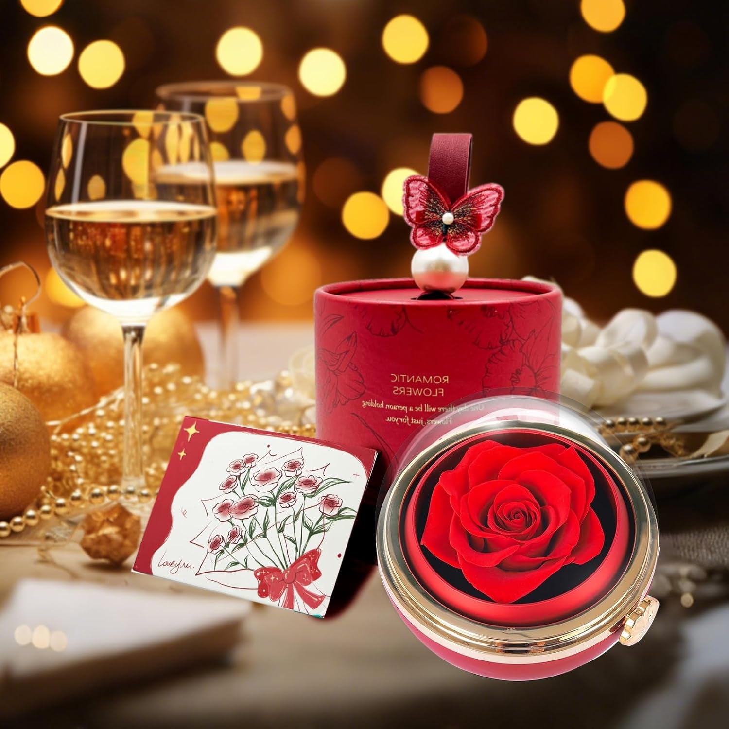 1 Carat Moissanite Necklace with Forever Rose™