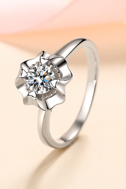 Life Is So Good Sparkala™ Moissanite Ring (Rhodium Over Pure Sterling Silver)