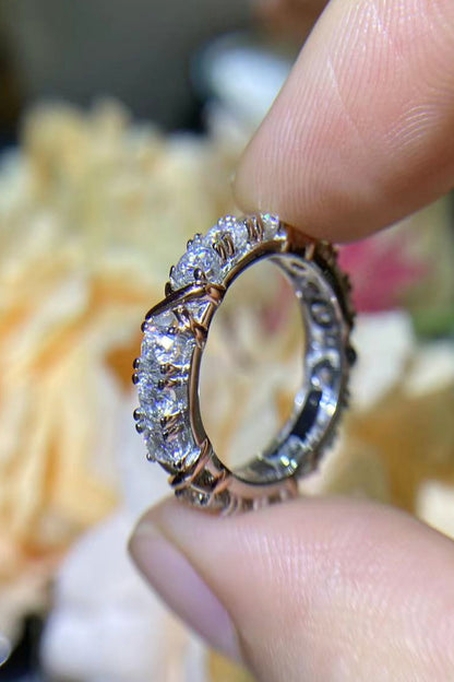 Feel The Joy 1.5 Carat Moissanite Eternity Ring - Sparkala