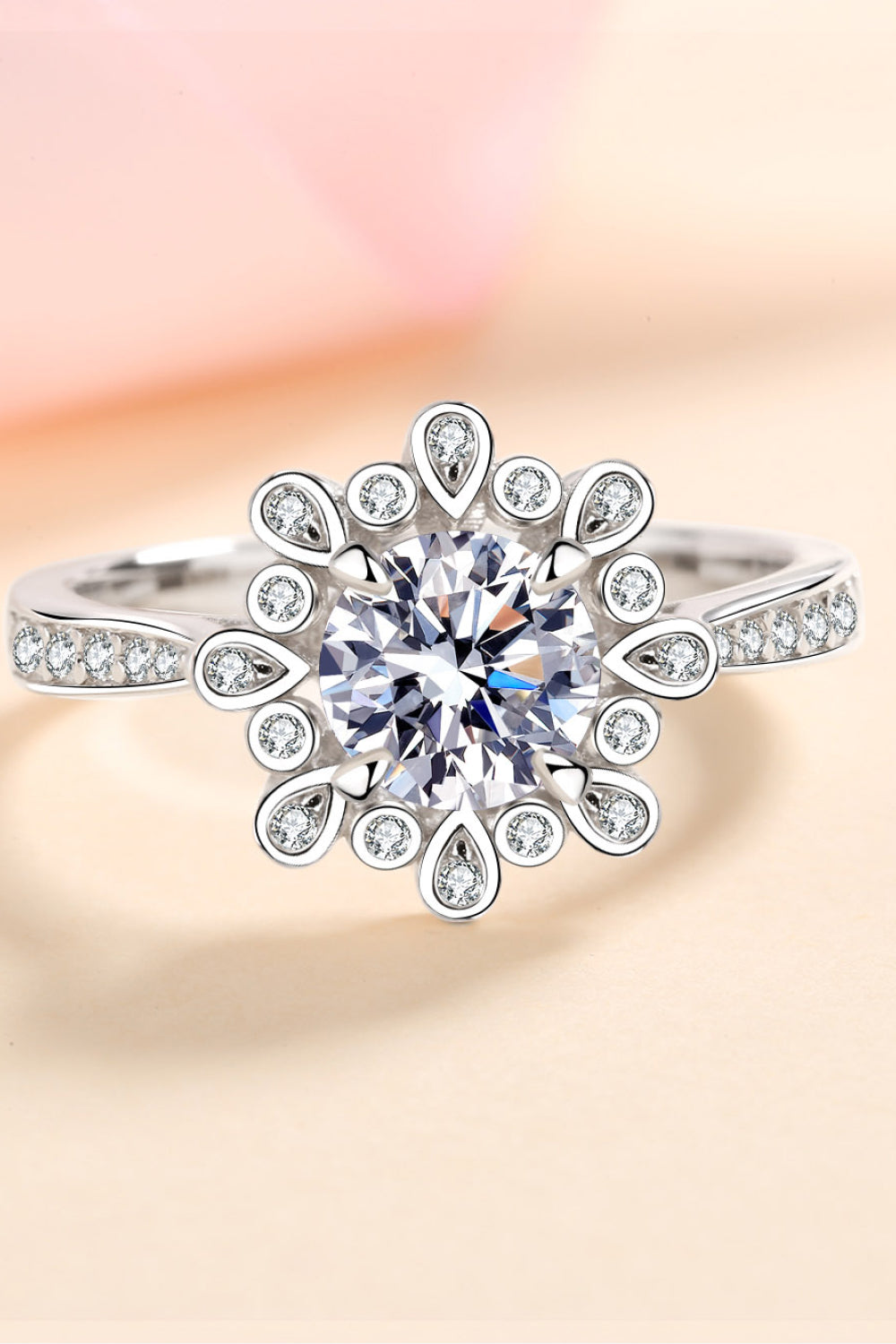 Can't Stop Your Shine Pure Sterling Silver Sparkala™ Moissanite Ring