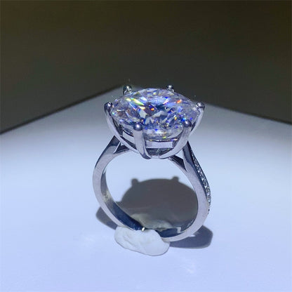 10 Carat Sparkala™ Moissanite 925 Sterling Silver Ring