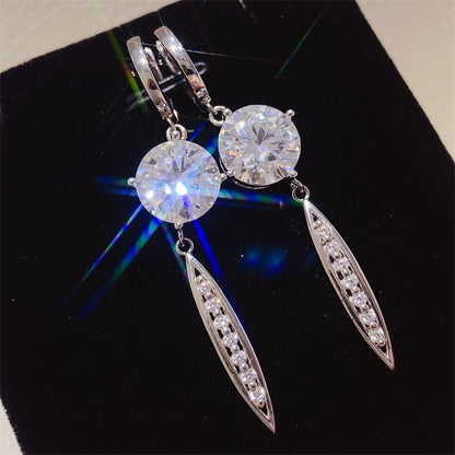 10 Carat Sparkala™ Moissanite 925 Sterling Silver Earrings