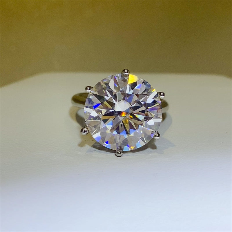 10 Carat Sparkala™ Moissanite 925 Sterling Silver Ring