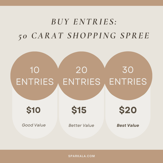 Buy Entries for the 50 Carat Shopping Spree