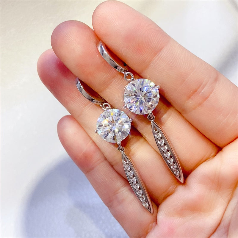 10 Carat Sparkala™ Moissanite 925 Sterling Silver Earrings