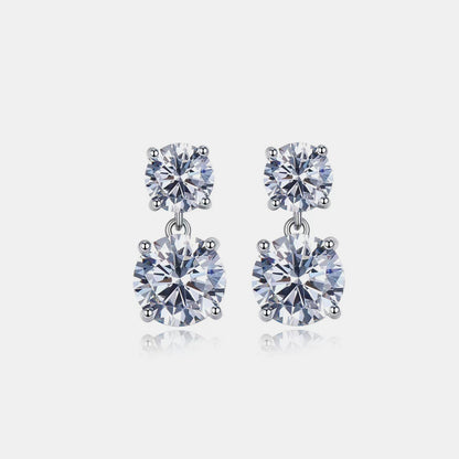 10 Carat Sparkala™ Moissanite 925 Sterling Silver Earrings