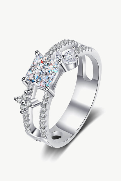 Sparkala™ Moissanite Double Layered Ring