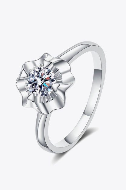 Life Is So Good Sparkala™ Moissanite Ring (Rhodium Over Pure Sterling Silver)