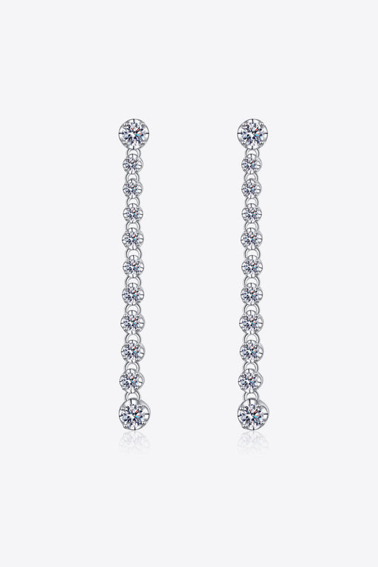 Adored 1.18 Carat Sparkala™ Moissanite Long Earrings