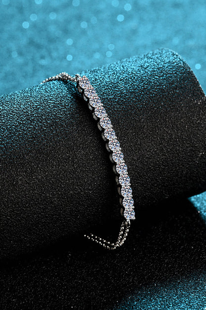 Adored Sparkala™ 1.3 Carat Moissanite Sterling Silver Bracelet