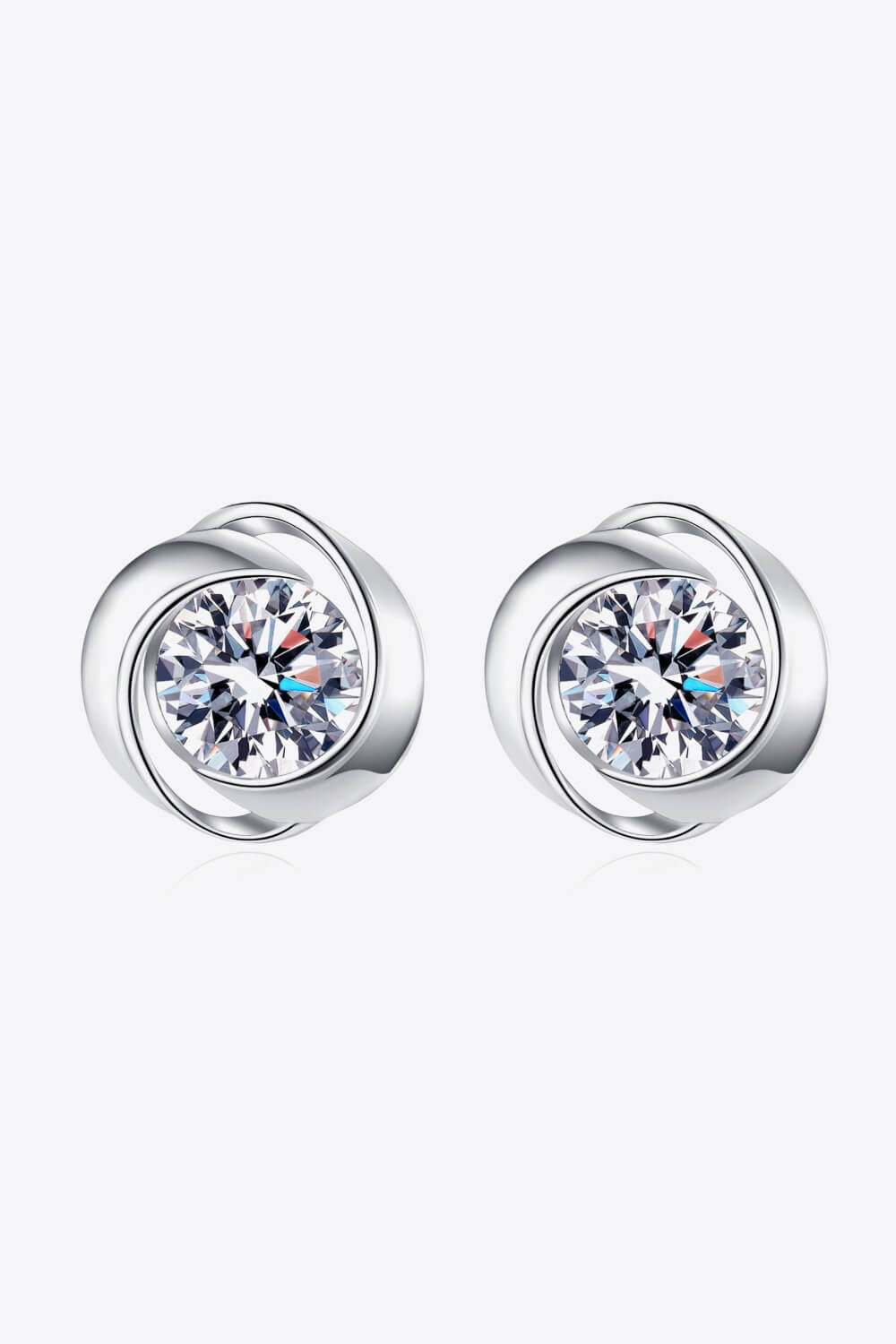 Feeling Fun Moissanite Stud Earrings - Sparkala