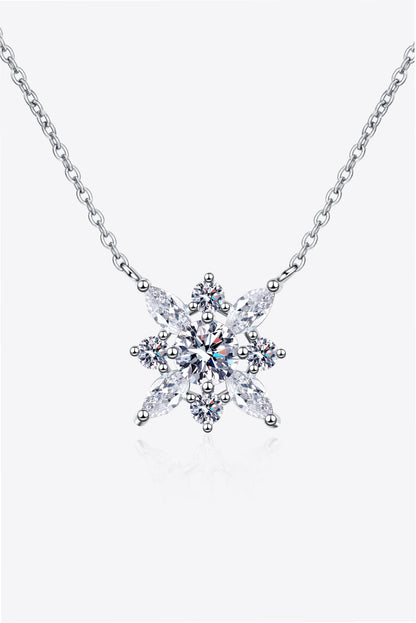 Sparkala™ Moissanite Rhodium-Plated Necklace