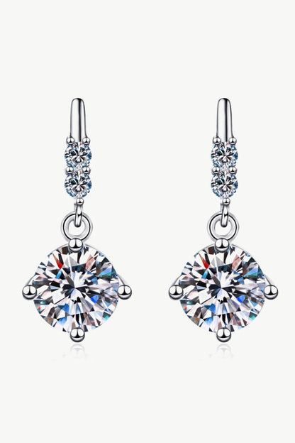 Sparkala™ Moissanite Drop Earrings