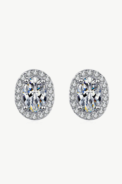 Future Style Moissanite Stud Earrings - Sparkala