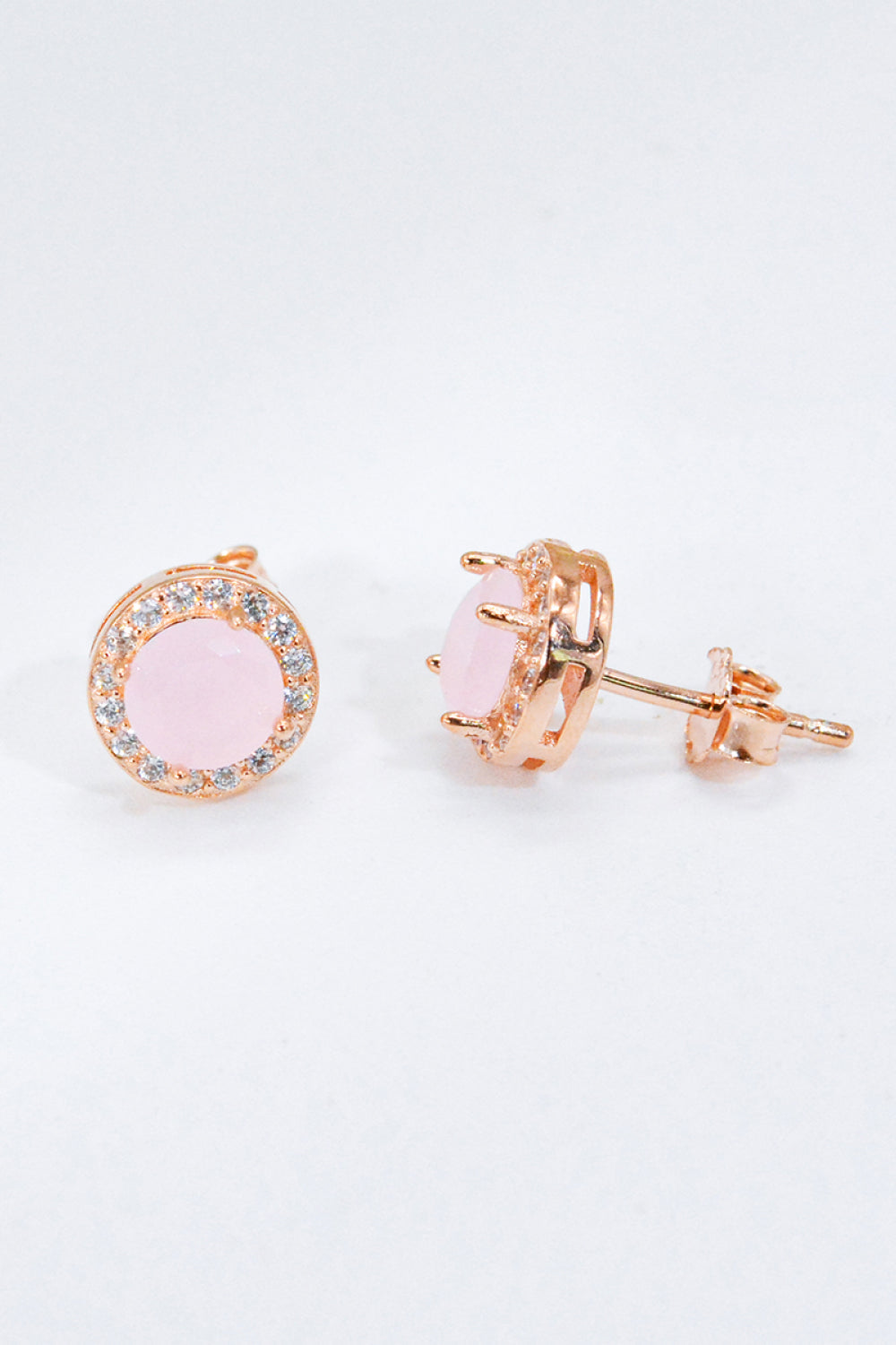 Give It To You 925 Sterling Silver Quartz Earrings (Platinum-Plated Fine Silver)