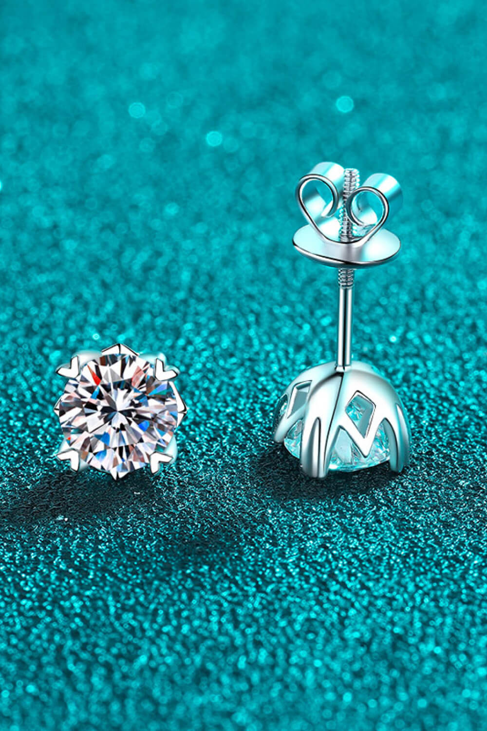 Good Day In My Mind Moissanite Stud Earrings - Sparkala