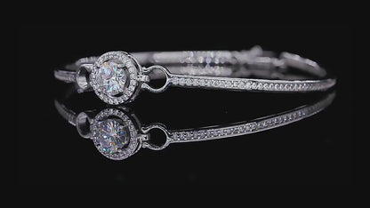 2 Carat Sparkala™ Moissanite Platinum-Plated Bracelet